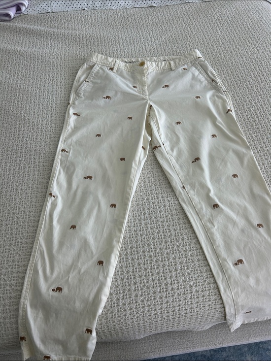 Talbots Pants - Talbots Relaxed Chino Pants in Beige and Cream